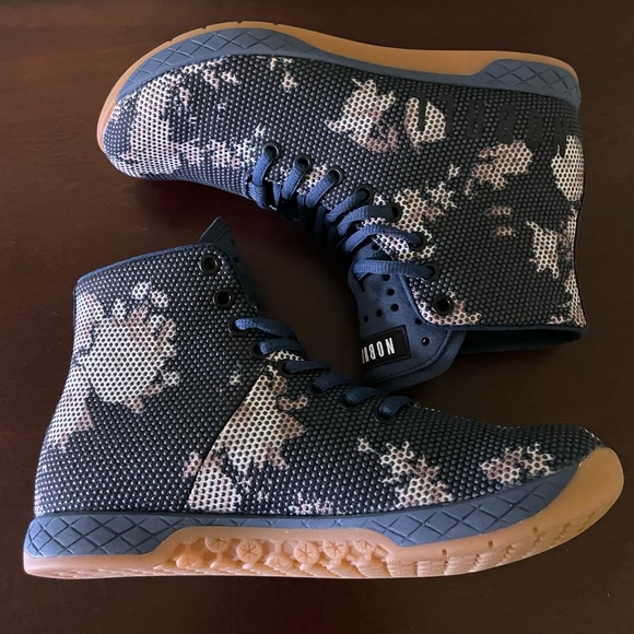 NoBull Dark Floral High Top Trainer - Picture 6 of 8